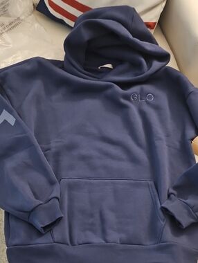 GLO Kingdom Essential Hoodie. Small Matthew Disciple Oceana Blue